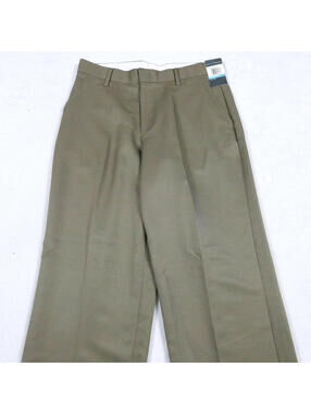NEW Perry Ellis Portfolio Boys Polyester Tan Khaki Chino Dress Pants Youth 20